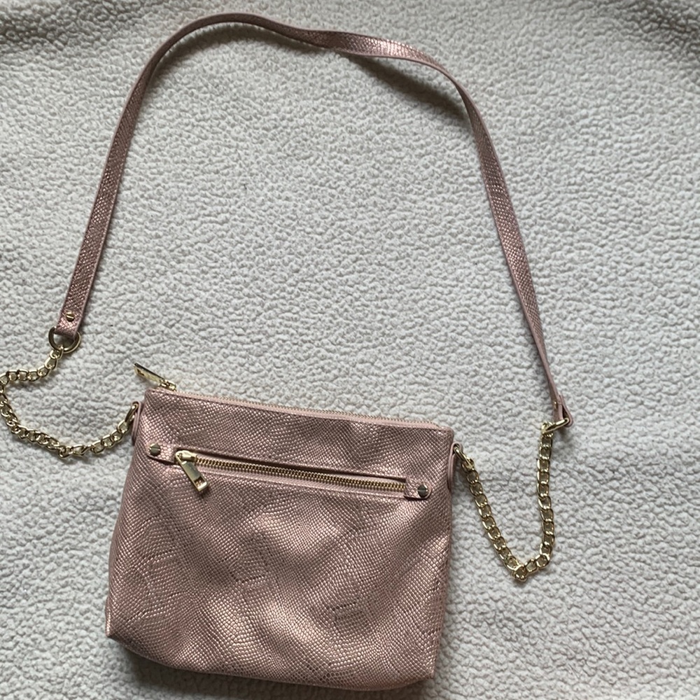 A New Day snake print pink crossbody purse